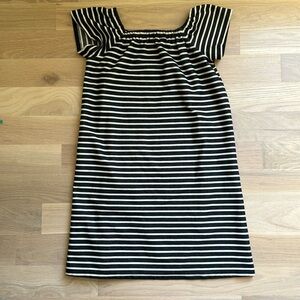 Madewell Striped Melody Off-the-Shoulder Dress
